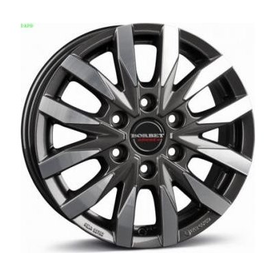 BORBET cw6 6,5x17 6x130 ET62 polished anthracite | Zboží Auto