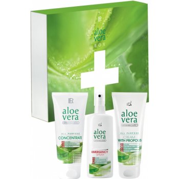 LR Aloe Vera koncentrát 100 ml + spray první pomoci 150 ml + krém s propolisem 100 ml dárková sada