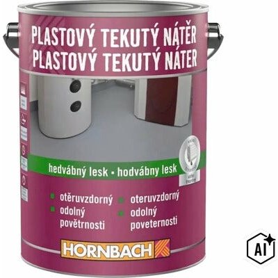 Hornbach Plastový tekutý nátěr 2,5 l čistá bílá – Hledejceny.cz