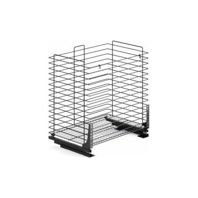 Výsuvný koš na prádlo do mělké skříňky 2356 P68 Cargo PRO – antracit 600mm – Zboží Mobilmania
