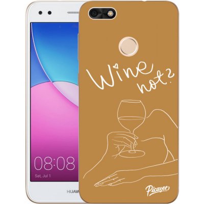 Pouzdro Picasee silikonové Huawei P9 Lite Mini - Wine not čiré – Zboží Mobilmania