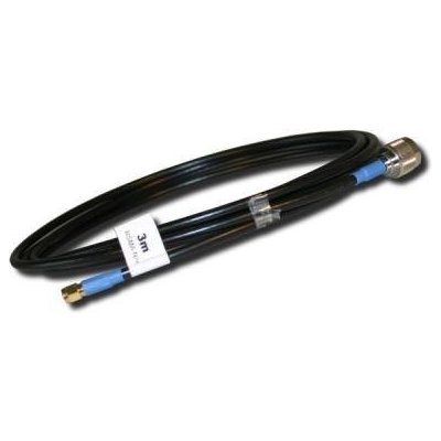WaveRF RSMA (M) na N (M) 3m Kabel, pigtail, RSMA (M) - N (M), průměr 6mm, 3m, černý (RF240TriLAN) 11010205 – Sleviste.cz