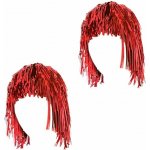 Paruka foliová červená GoDan – Zboží Dáma