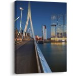 Obraz - Stmívání v Rotterdamu, Holandsko, jednodílný 30x40 cm – Hledejceny.cz
