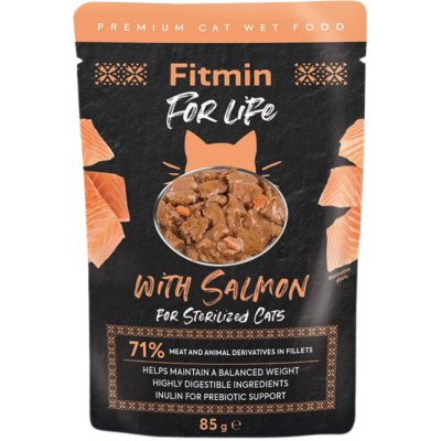 Fitmin Cat For Life Sterilised Salmon 85 g – Zbozi.Blesk.cz