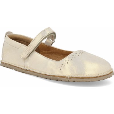 Froddo Barefoot baleríny Flexy Mary Gold shine zlaté – Zboží Dáma