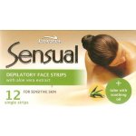 Joanna Sensual Aloe Vera depilační náplasti na obličej 12 ks a jemný olej 10 ml – Zboží Dáma