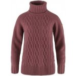 Fjällräven Övik Cable Knit Roller Neck W Mesa Purple – Hledejceny.cz