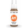 Akrylová a olejová barva AK Interactive Mud Brown 17ml