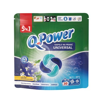Q-Power prací kapsle Universal 5v1 30 PD – Sleviste.cz