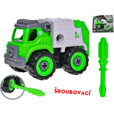 Mikro trading Auto popeláři 16 cm šroubovací volný chod s doplňky v krabičce – Sleviste.cz