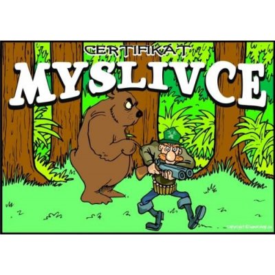 Certifikát myslivce medvěd – Hledejceny.cz