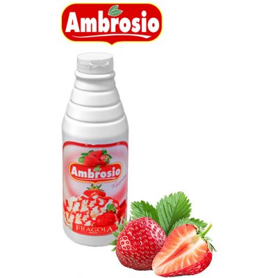 Ambrosio topping poleva jahoda 1100 g – Zboží Mobilmania