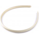 Saténová čelenka do vlasů Varianta: 20 krémová, Balení: 1 ks – Zboží Dáma