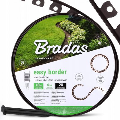Bradas Easy Border 4 x 1000 cm hnědá 1 ks – Hledejceny.cz
