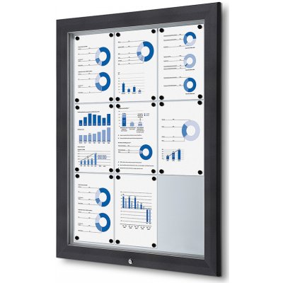 Jansen Display venkovní vitrína typu T 9 x A4 – Zboží Mobilmania