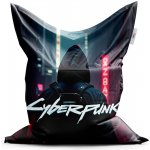 Sablio Sedací vak Cyberpunk 2077 Pohled do města 200x140 cm – Sleviste.cz