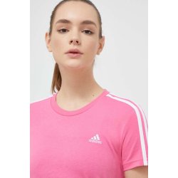 adidas Bavlněné tričko růžová