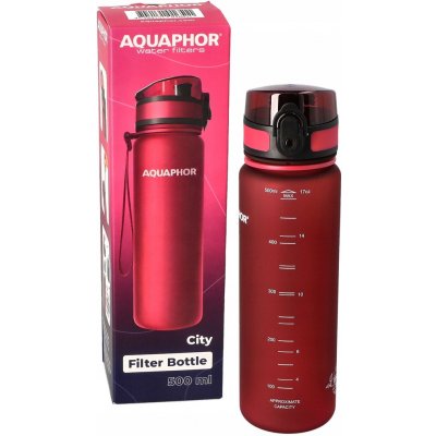 Aquaphor City 0,5 l červená – Zboží Mobilmania