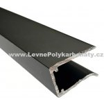 Ukončovací/okrajový AL-U profil na tl. 16 mm ELOX BRONZ - délka 6400 mm – Zbozi.Blesk.cz