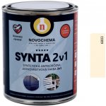 Novochema synta 2v1 syntetická antikorozní jednovrstvá barva 2v1 10 kg 6003 Slonová kost