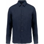 pánská lněná košile modromodrá – Hledejceny.cz