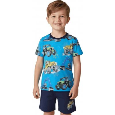Chlapecké pyžamo Traktory tyrkysové – Zboží Mobilmania