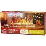 MagicHome Dekorace Santa na saních, 8xLED teplá bílá, 2xAAA, IP20, 35x6x16 cm – Hledejceny.cz