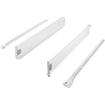Strong kolečkový výsuv s bočnicí 86/500 mm bílý – Zboží Mobilmania