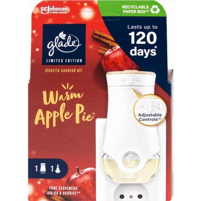 GLADE Warm Apple Pie elektrický osvěžovač vzduchu 20 ml – Sleviste.cz