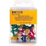 Rýsováčky plastové do korkových tabulí (30 ks) – Zboží Dáma