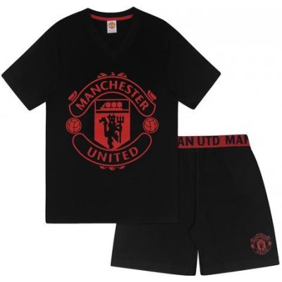 Fan Store Manchester United pyžamo krátké černé – Zboží Mobilmania