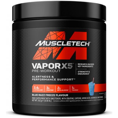 Muscletech VAPOR X5 Next Gen Pre-Workout 252 g – Zboží Dáma