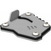 CROSSPRO prodloužení bočního stojanu BMW F 750 GS 16-20, F 850 GS 16-22 barva stříbrná/černá