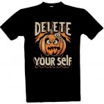 Tričko s potiskem Halloween3 jen pro tmavá trička pánské černá