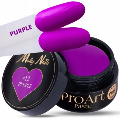 Molly Nails Pro Art pasta na zdobení fialová 12 5g – Hledejceny.cz