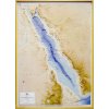 Nástěnné mapy L.A.C. Rudé moře - plastická mapa 123 x 88 cm Varianta: bez rámu, Provedení: plastická mapa