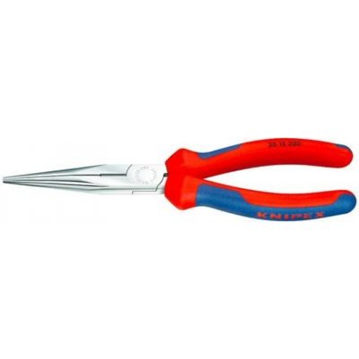 KNIPEX kleště půlkulaté dlouhé čelisti s ostřím chrom 200mm 2615200 – Zbozi.Blesk.cz