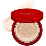 Missha Rozjasňující podkladová báze SPF 50+ Radiance Perfect Fit Cushion Foundation 21 Fair 15 g – Zboží Dáma