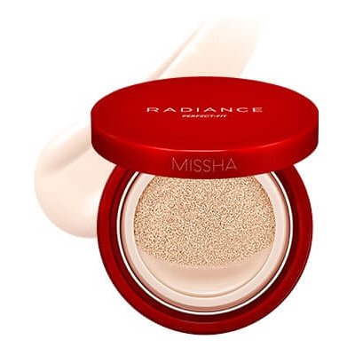 Missha Rozjasňující podkladová báze SPF 50+ Radiance Perfect Fit Cushion Foundation 21 Fair 15 g – Hledejceny.cz