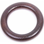 Kroužek záclonový dřevěný - 54/36mm hnědý – Hledejceny.cz