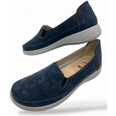 Koka Dámské zdravotní mokasíny modré – Zboží Mobilmania