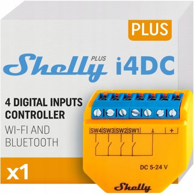 Shelly Plus i4 DC - Modul na aktivaci scén (WiFi) – Zboží Mobilmania