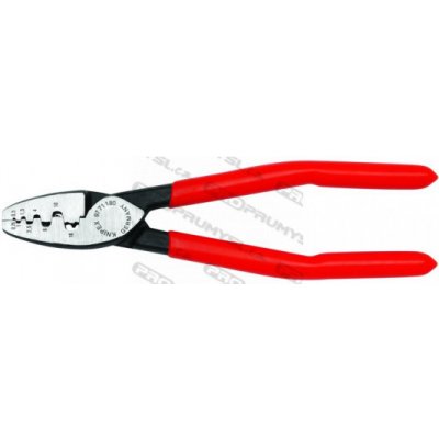 KNIPEX 97 71 180 Kleště lisovací na kabelové koncovky, plastové návleky, leštěno