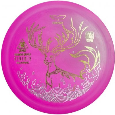 Discgolf Zhu Fairway Driver růžové