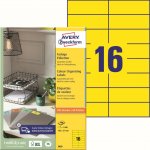 Avery Zweckform 3455 Barevné etikety 105x37 mm 1 600 ks žluté – Hledejceny.cz
