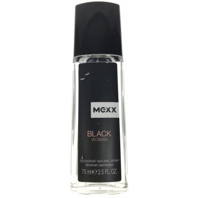 Mexx Black Woman deodorant sklo 75 ml – Zboží Mobilmania