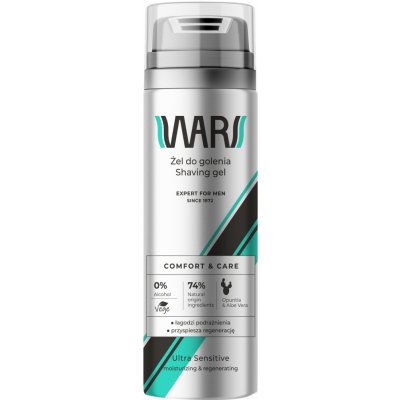 Wars Ultra Sensitive gel na holení, 200 ml – Hledejceny.cz