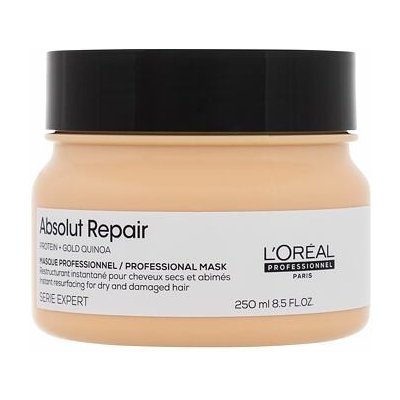 L'Oréal Professionnel Serie Expert Absolut Repair Protein + Gold Quinoa Professional Mask 250 ml – Zboží Mobilmania