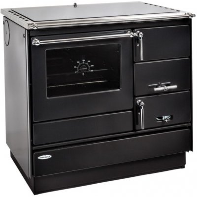 KVS Moravia VSP 9103.0682 antracit levý, chromované doplňky, nerezový rám plotny, ocelová broušená plotna – Zboží Mobilmania